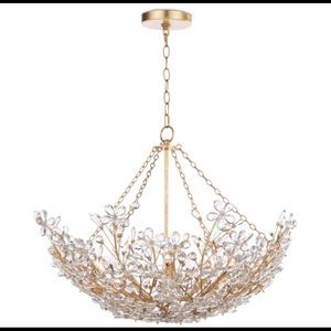 Regina Andrew Chrystal Flower Chandelier